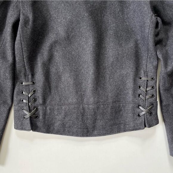 RAG & BONE Bowery Jacket Wool Shearling 0 - Picture 9 of 13